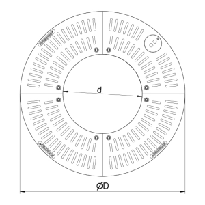 Boomroosters straal design rond